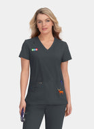 CHI CNM3 - Koi Basics Becca Scrub Top