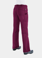 Koi Classics Lindsey Scrub Trousers - Wine - Back