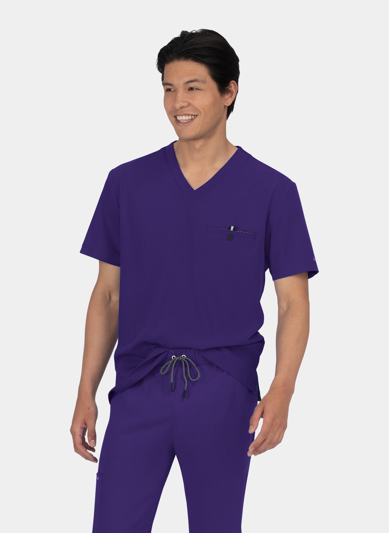 Koi Next Gen On Call Scrub Top - Grape