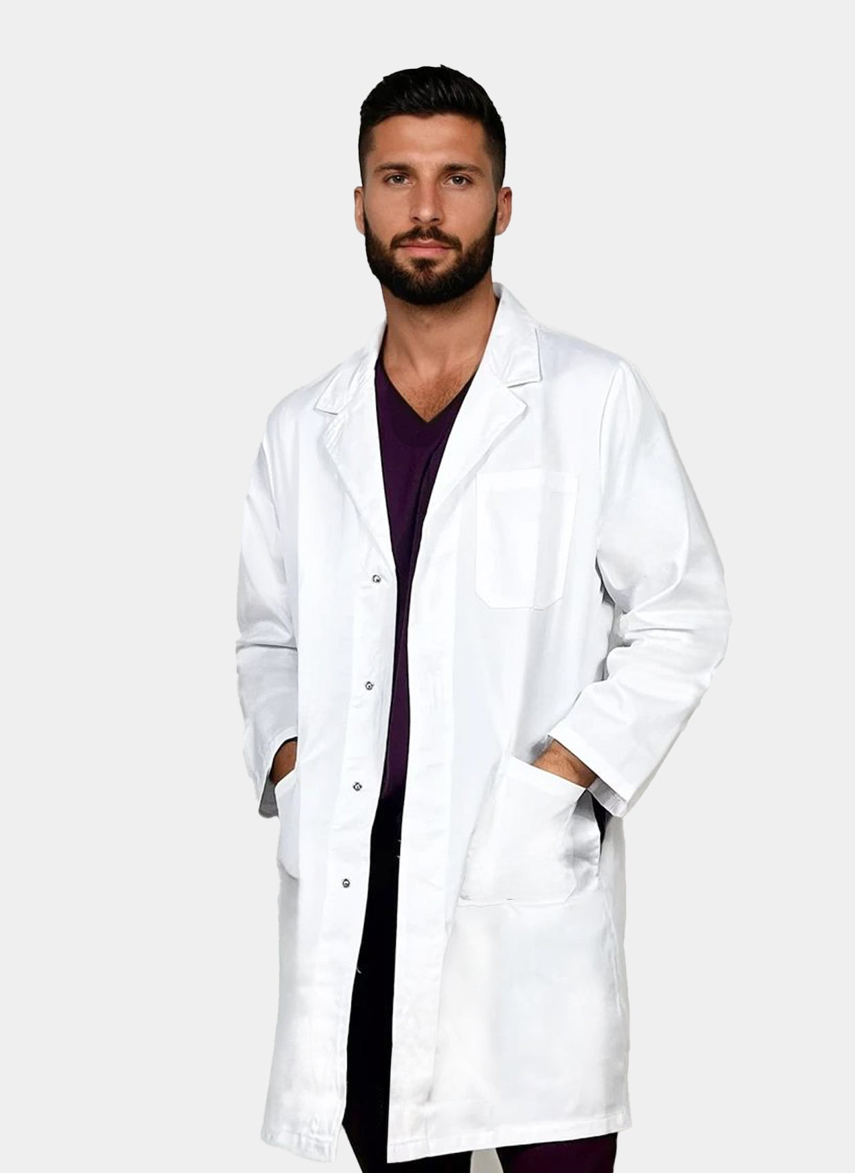 Prestige White Unisex Lab Coat